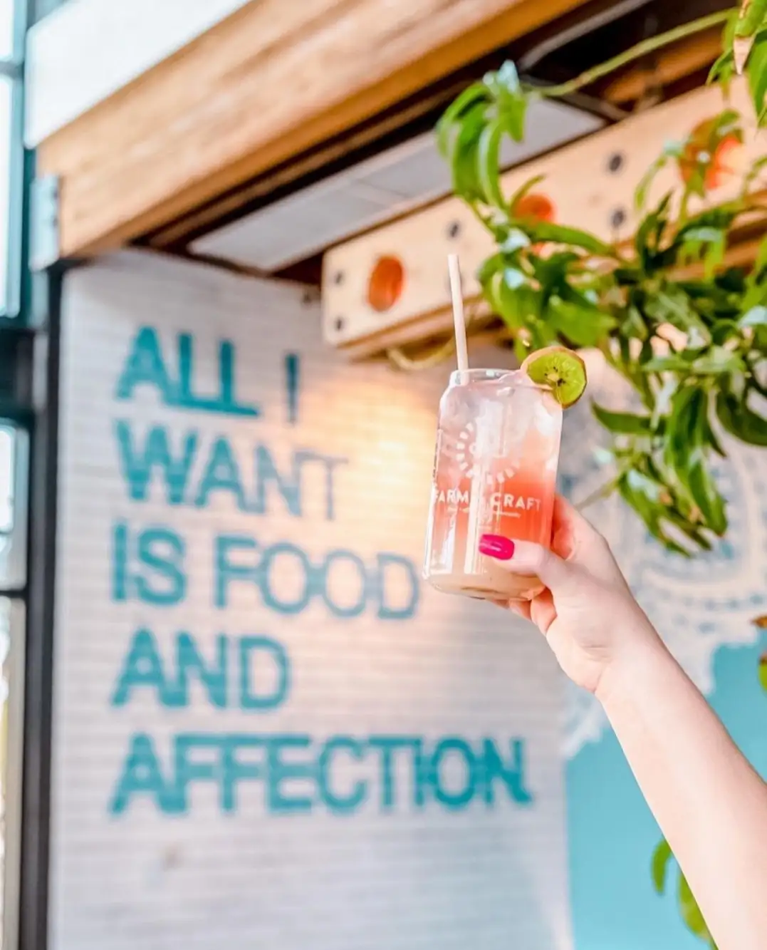 Farm craft brunch drinks
